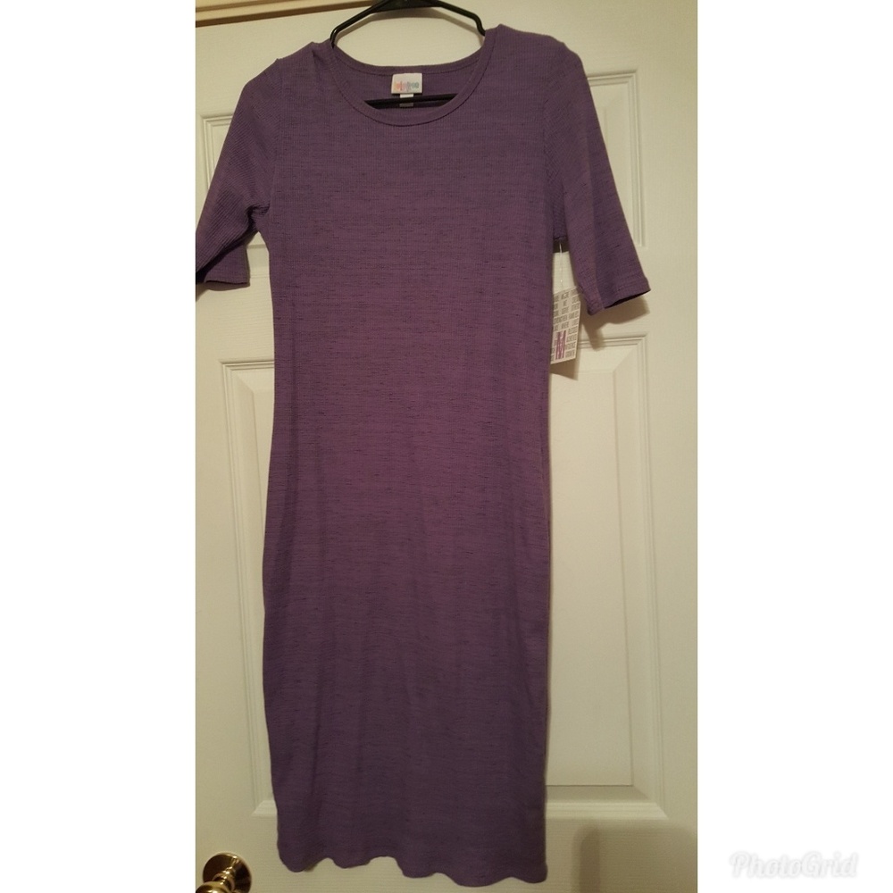 lularoe julia dress medium new purple